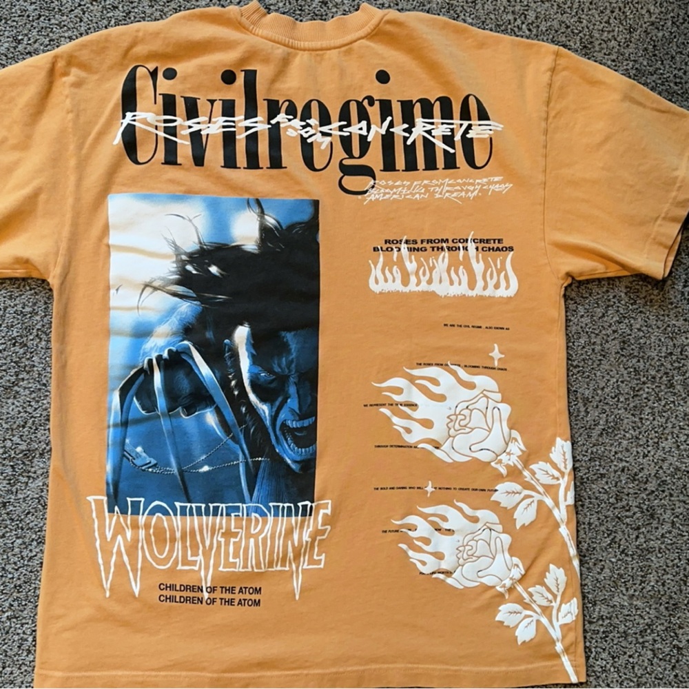Civil regime Wolverine t shirt